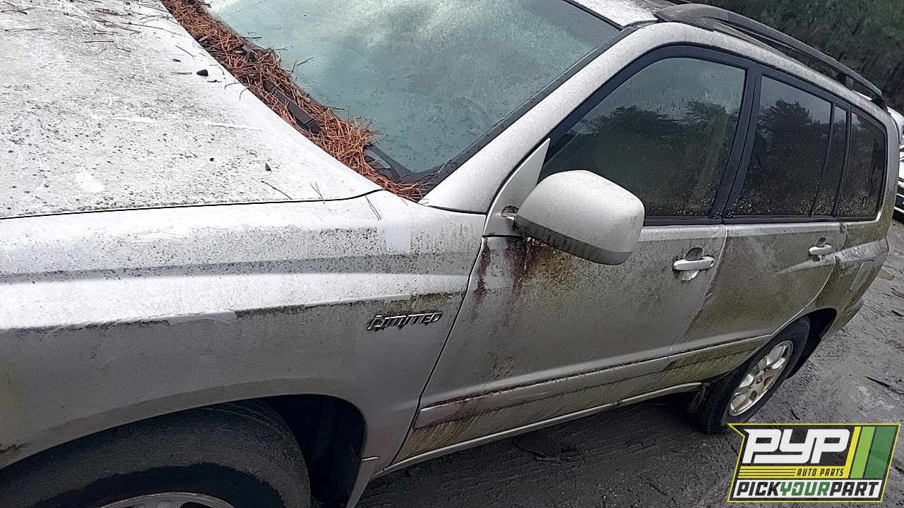 2002 TOYOTA HIGHLANDER partes disponibles