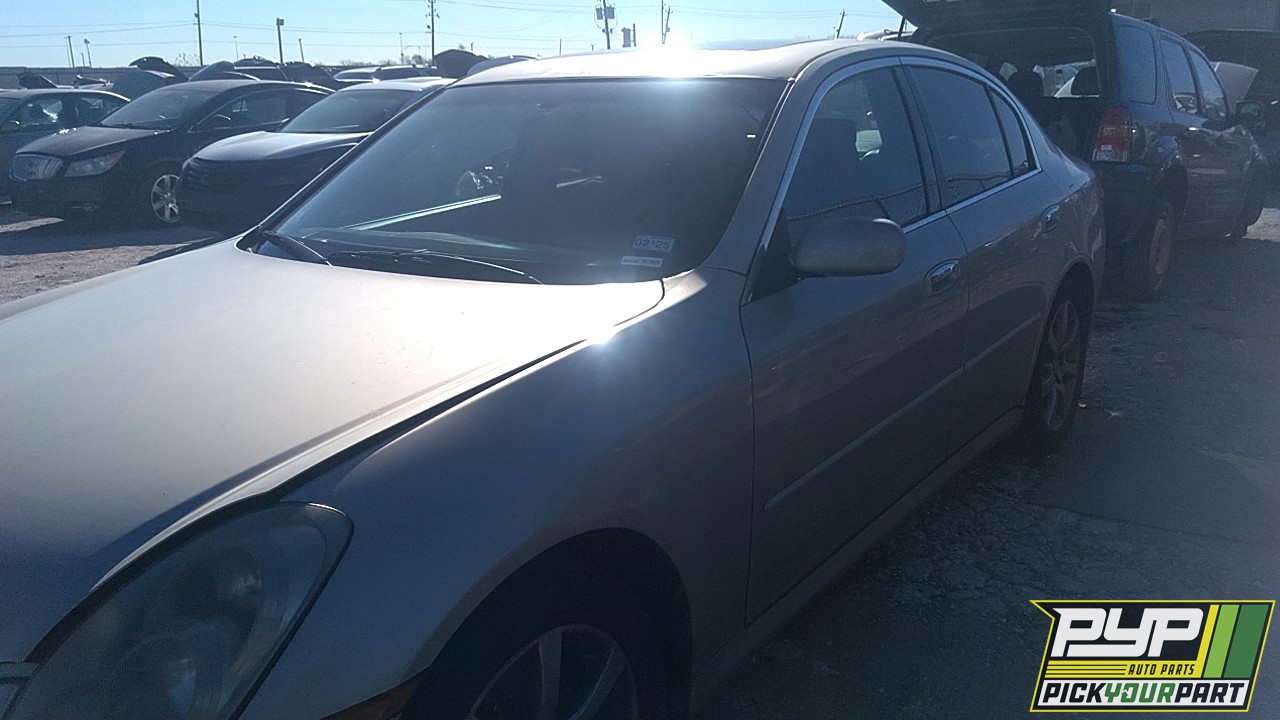 2005 INFINITI G35 partes disponibles