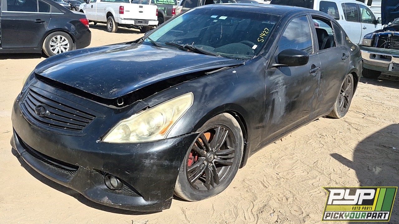 2011 INFINITI G37 partes disponibles