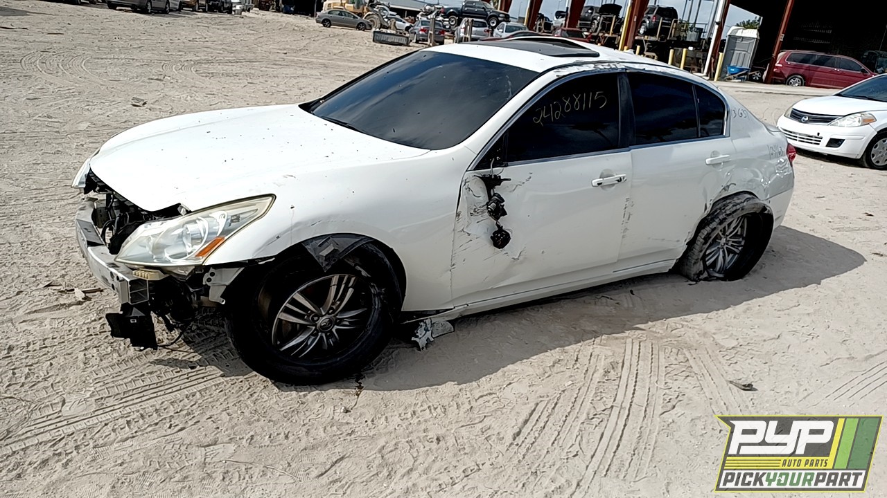 2013 INFINITI G37 partes disponibles