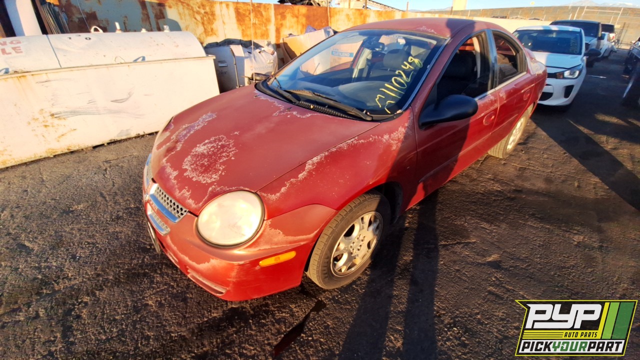 2005 DODGE NEON partes disponibles