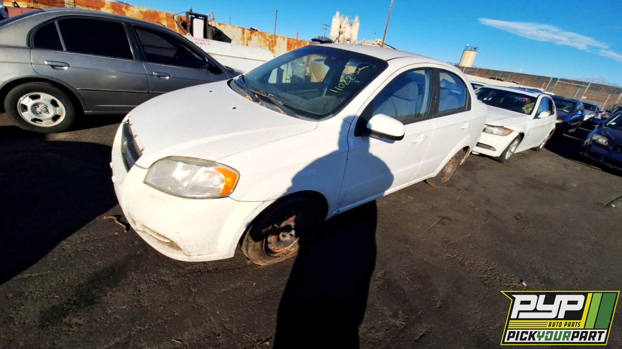 2010 CHEVROLET AVEO partes disponibles