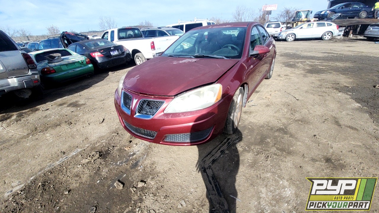 2010 PONTIAC G6 partes disponibles