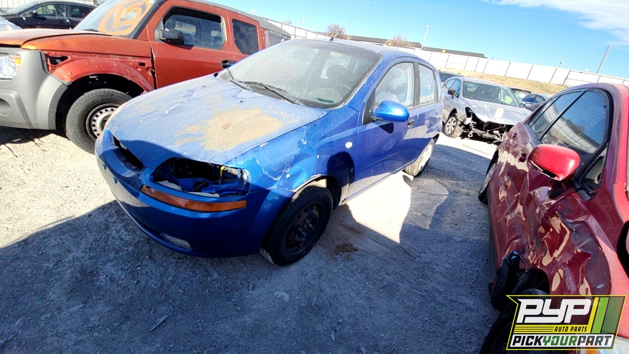 2007 CHEVROLET AVEO5 partes disponibles