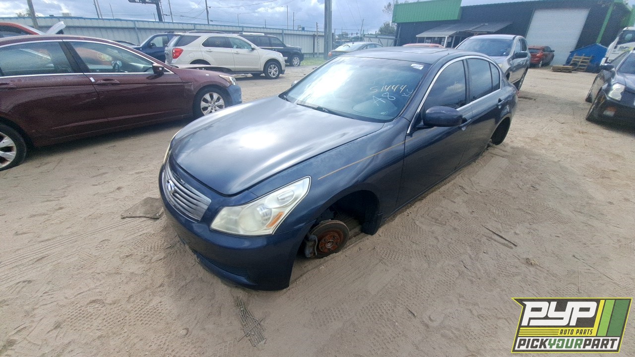 2008 INFINITI G35 partes disponibles