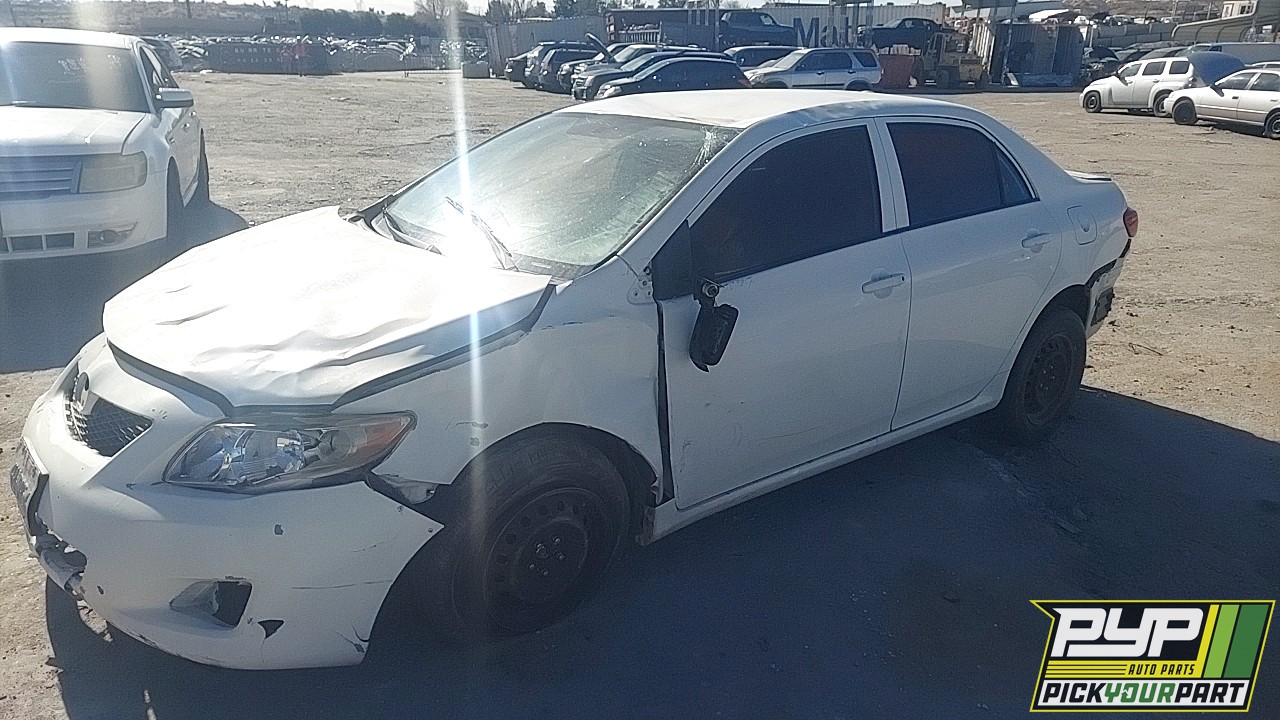 2009 TOYOTA COROLLA partes disponibles
