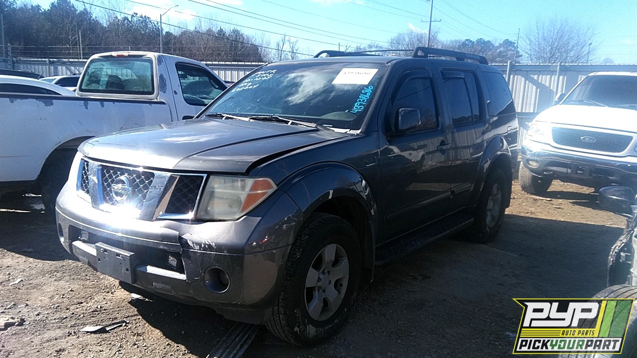 2006 NISSAN PATHFINDER partes disponibles