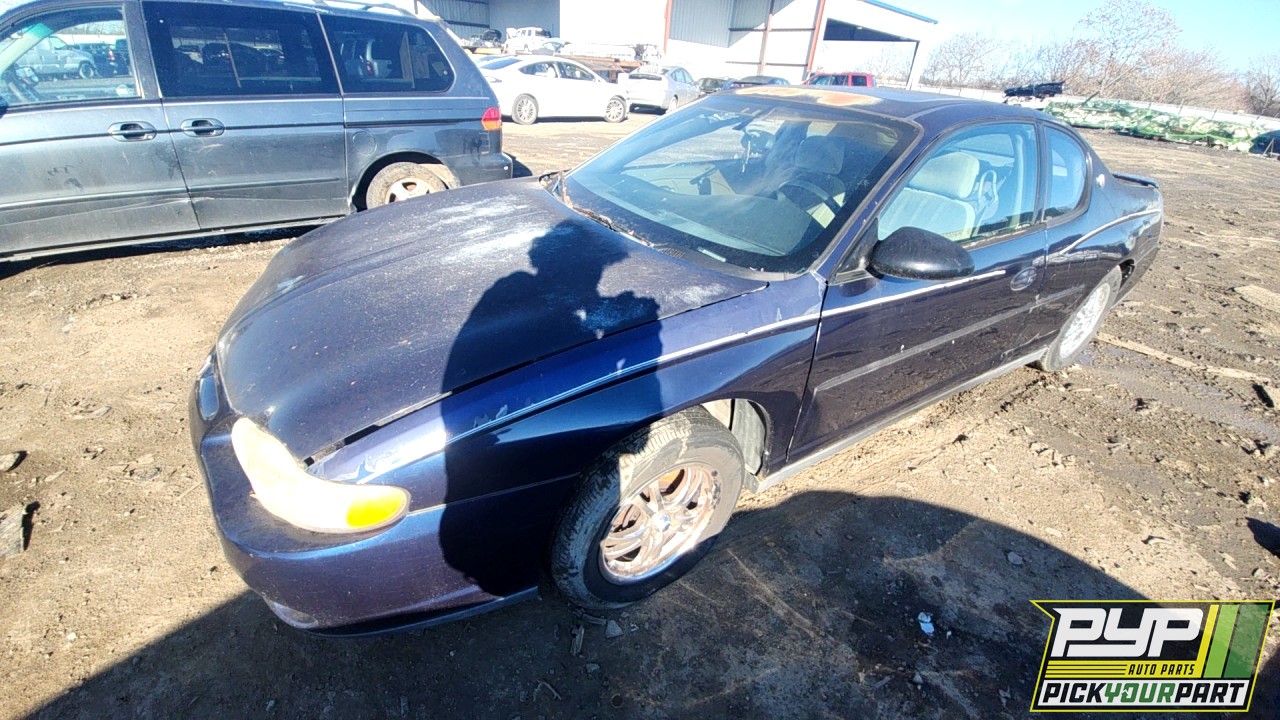 2001 CHEVROLET MONTE CARLO partes disponibles