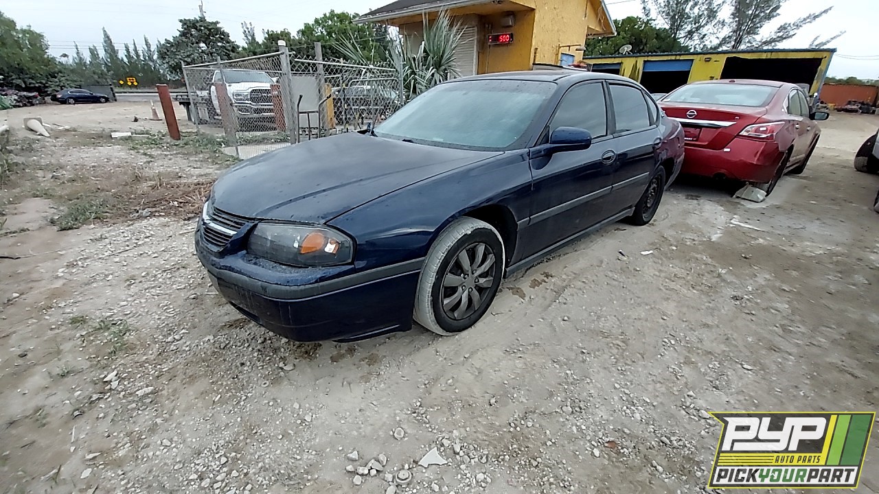2002 CHEVROLET IMPALA partes disponibles