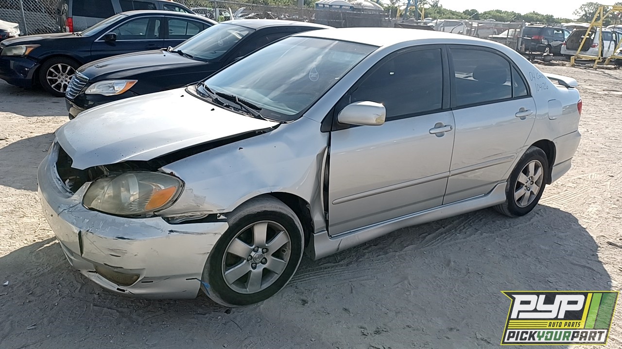 2004 TOYOTA COROLLA partes disponibles