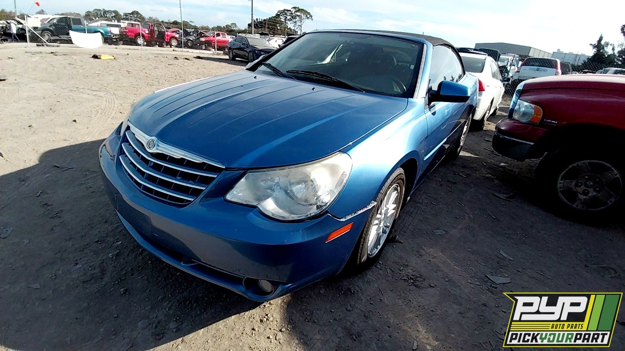 2008 CHRYSLER SEBRING partes disponibles