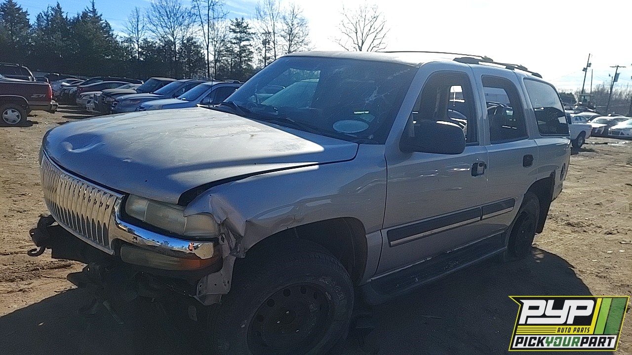 2004 CHEVROLET TAHOE partes disponibles