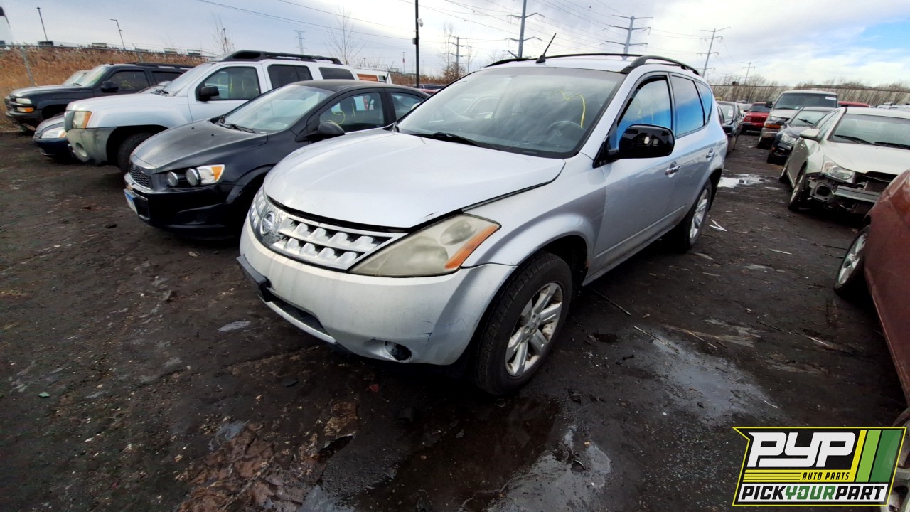 2006 NISSAN MURANO partes disponibles