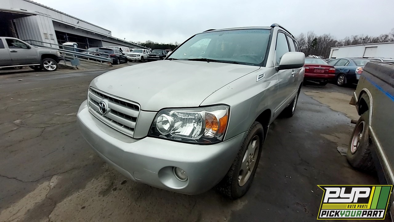 2007 TOYOTA HIGHLANDER partes disponibles