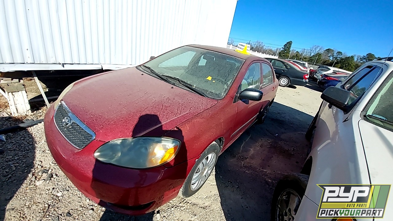 2005 TOYOTA COROLLA partes disponibles