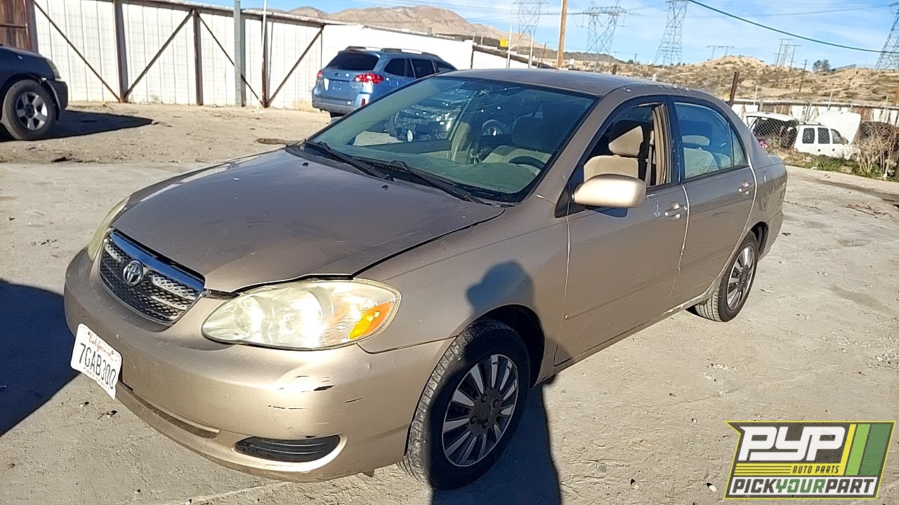 2007 TOYOTA COROLLA available for parts