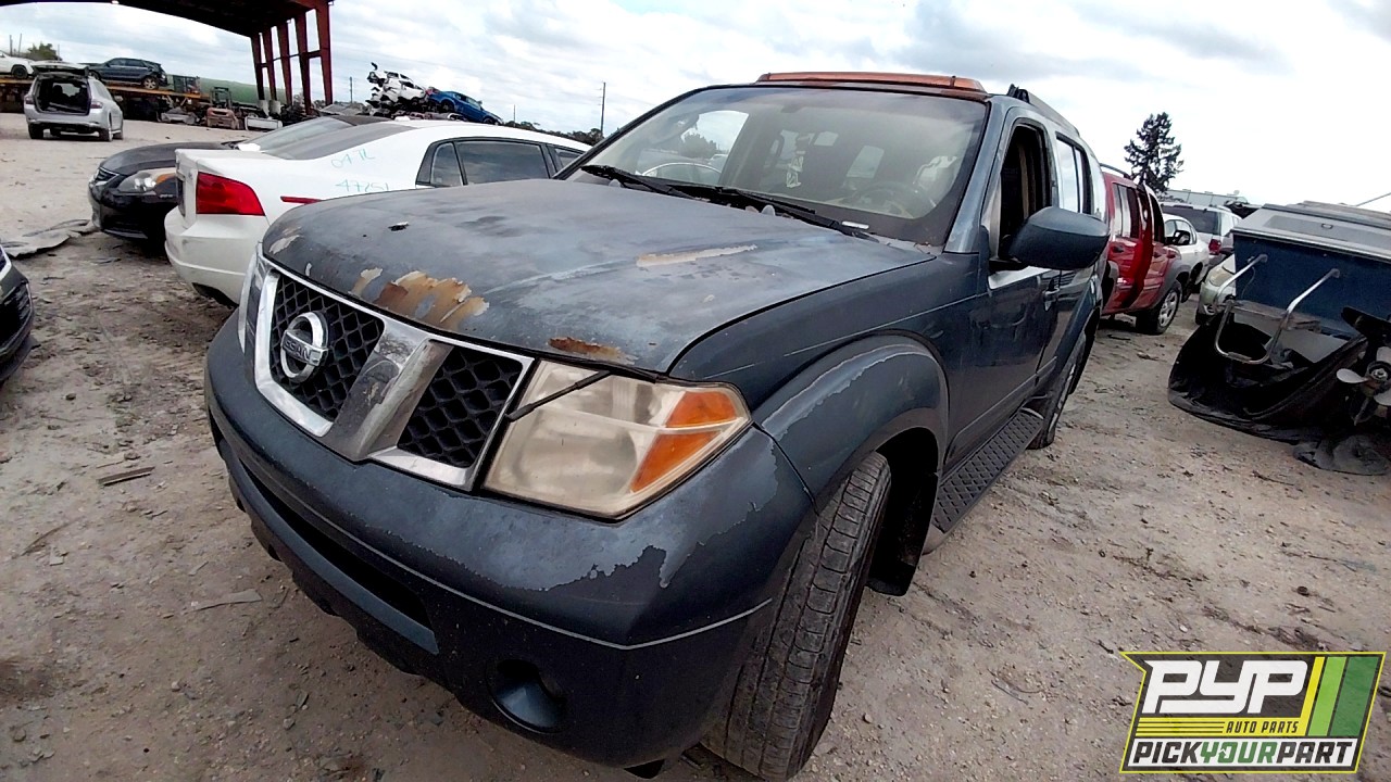 2005 NISSAN PATHFINDER partes disponibles