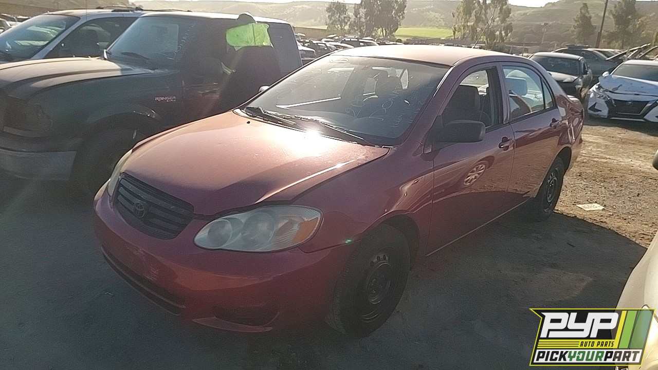 2003 TOYOTA COROLLA partes disponibles