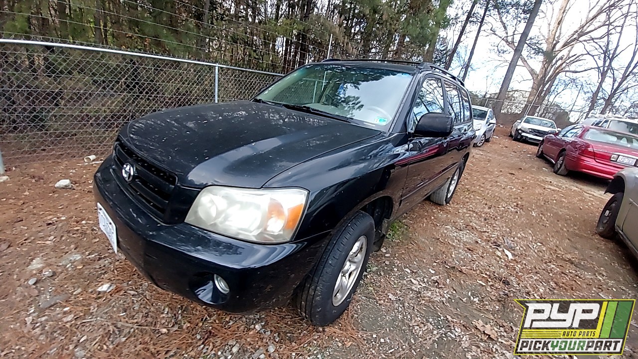 2007 TOYOTA HIGHLANDER available for parts