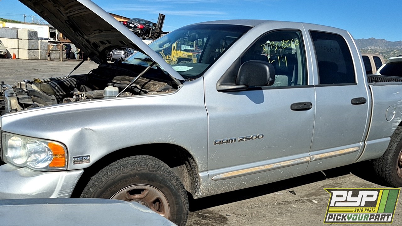 2004 DODGE RAM 2500 partes disponibles