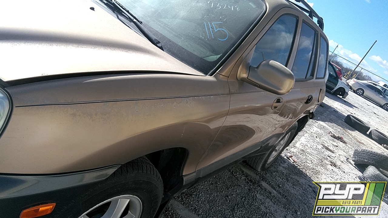 2002 HYUNDAI SANTA FE partes disponibles