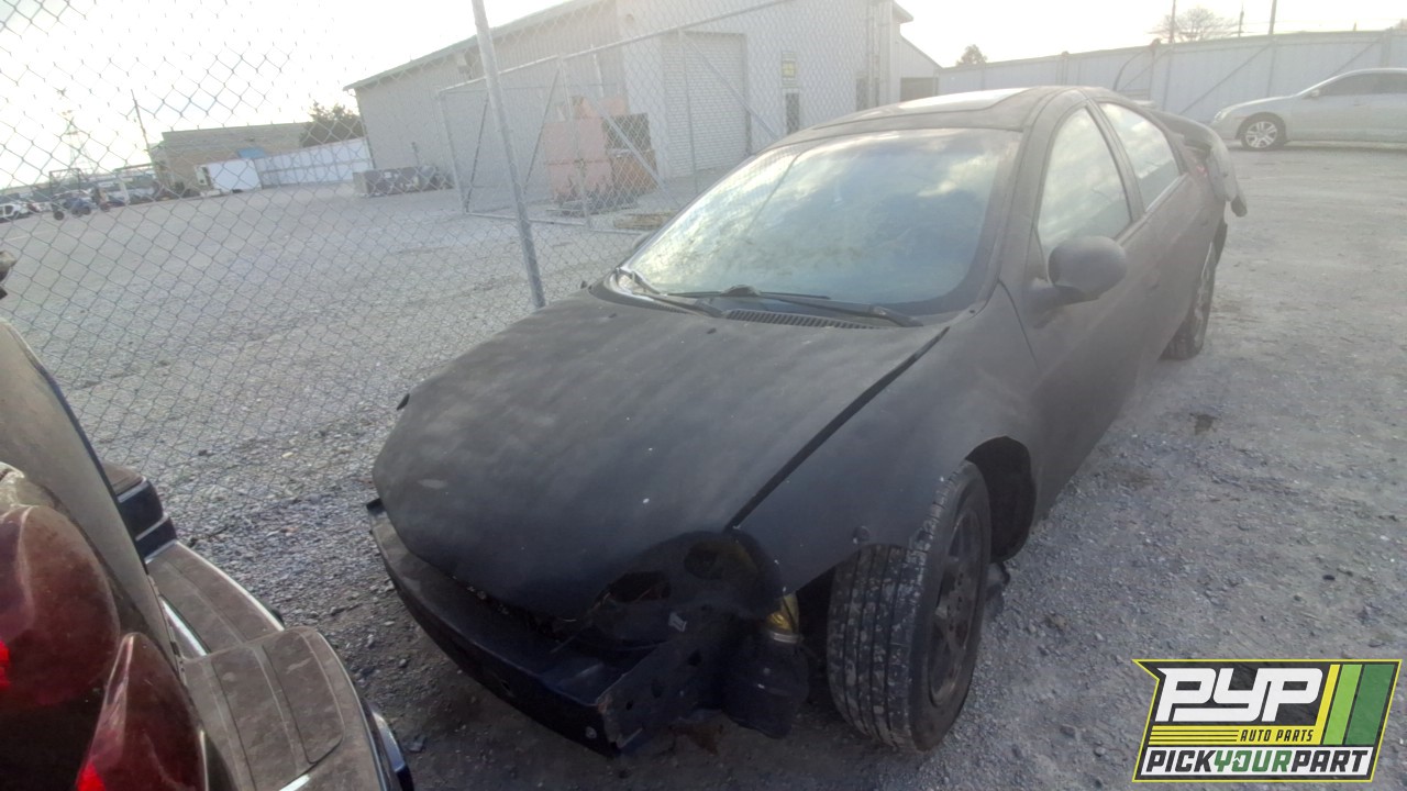 2001 PLYMOUTH NEON available for parts
