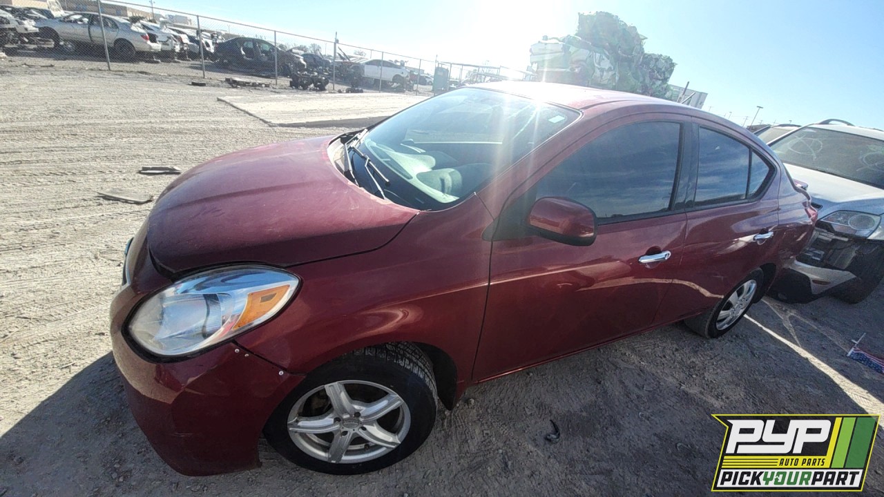 2014 NISSAN VERSA partes disponibles