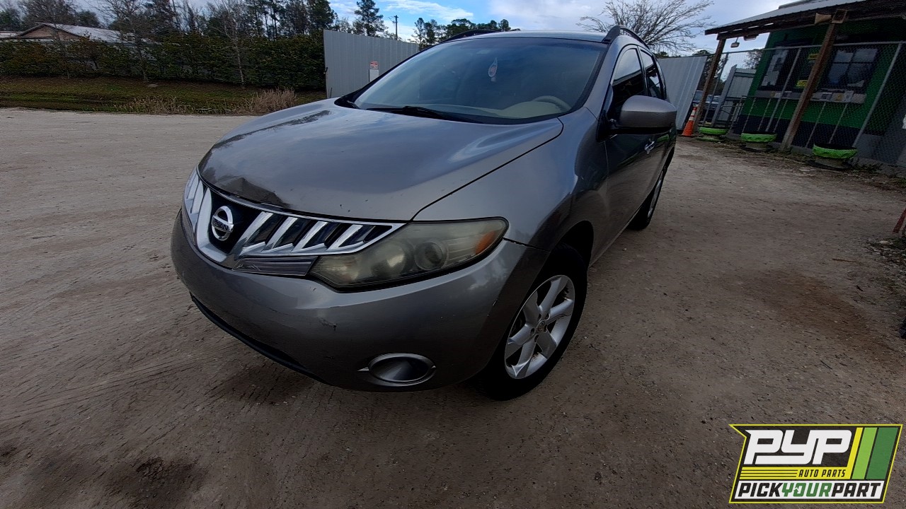 2009 NISSAN MURANO partes disponibles