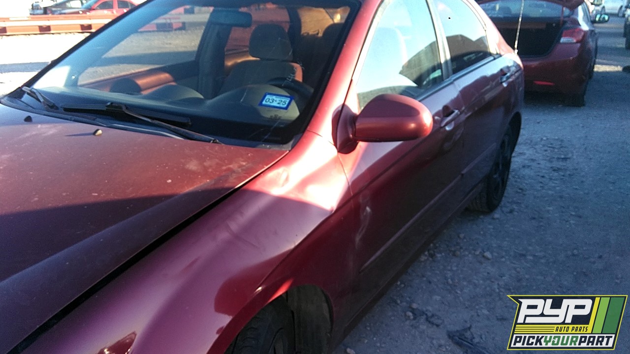 2006 KIA SPECTRA partes disponibles