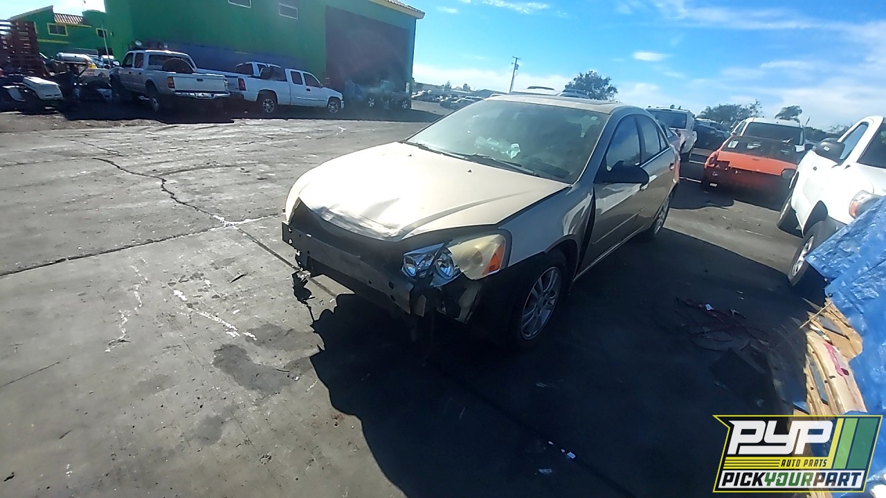 2006 PONTIAC G6 available for parts
