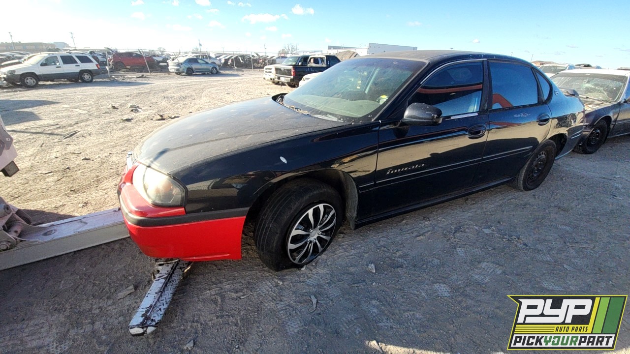 2004 CHEVROLET IMPALA partes disponibles