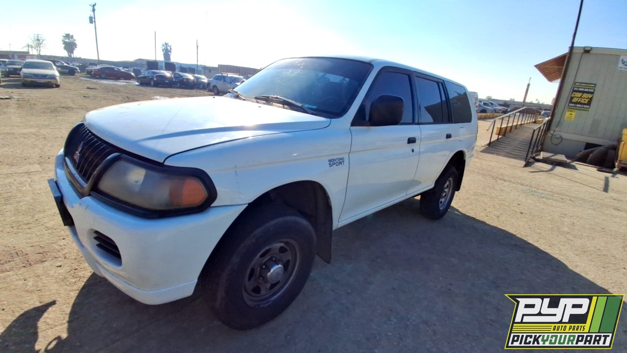 2000 MITSUBISHI MONTERO SPORT partes disponibles