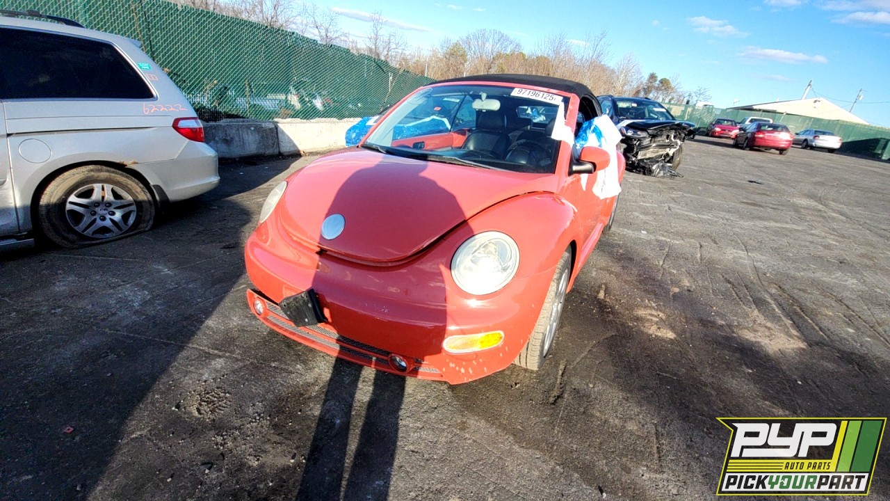 2003 VOLKSWAGEN BEETLE partes disponibles