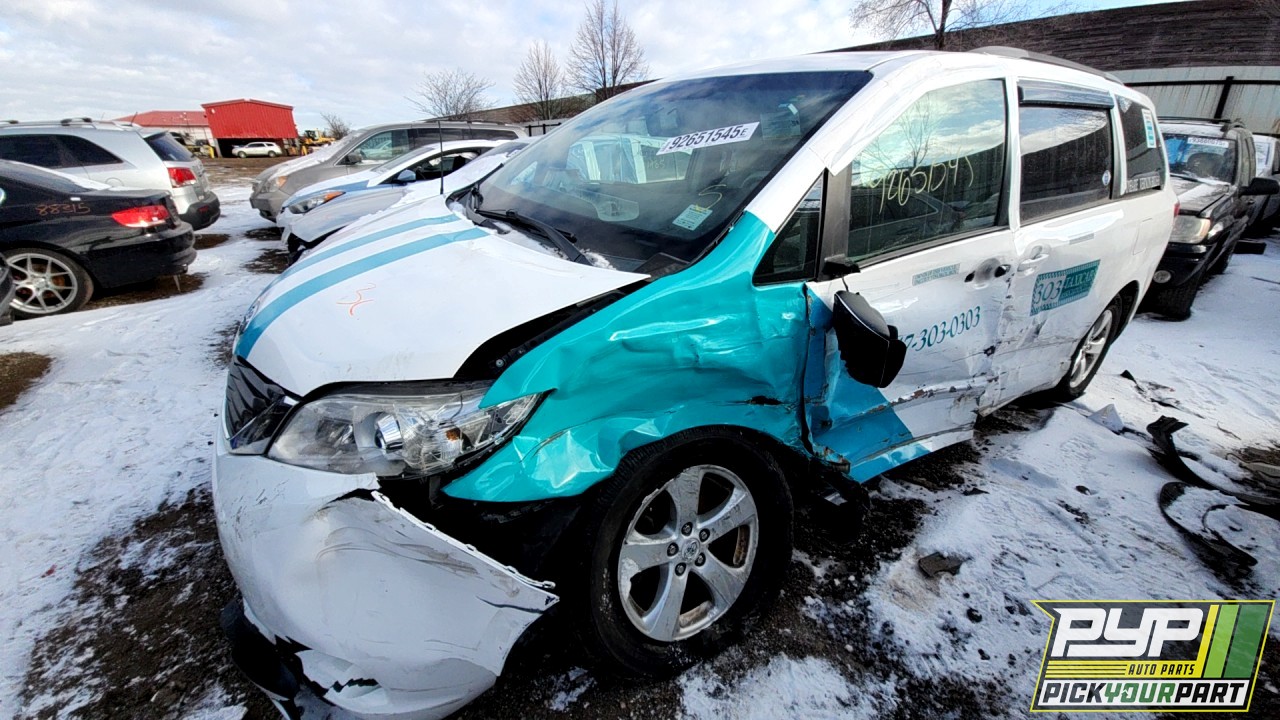 2012 TOYOTA SIENNA available for parts