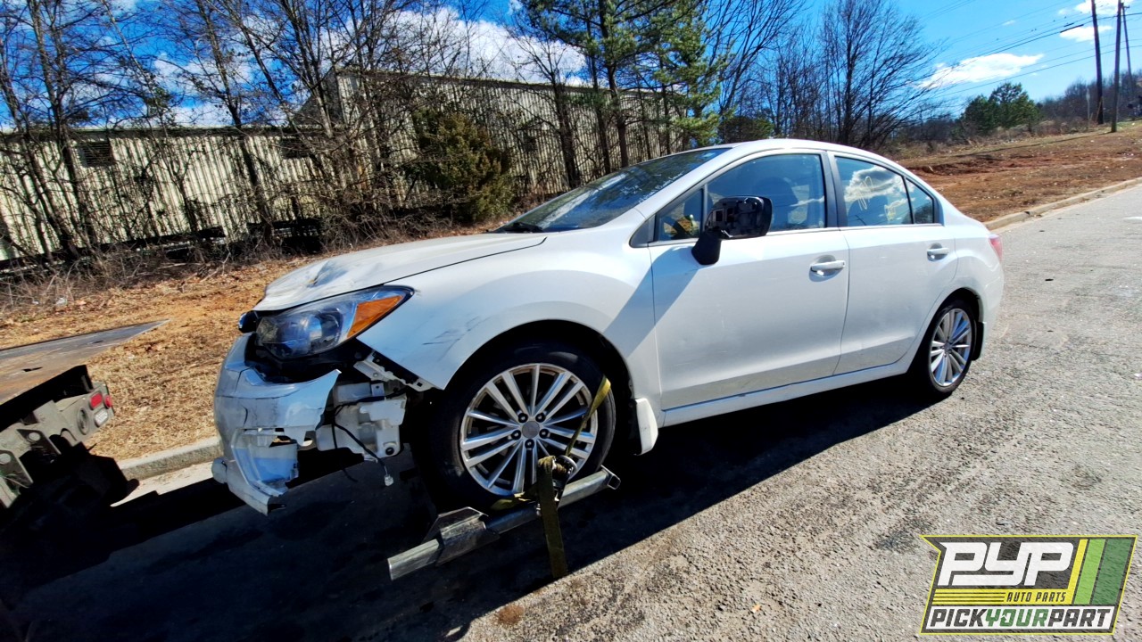 2014 SUBARU IMPREZA partes disponibles