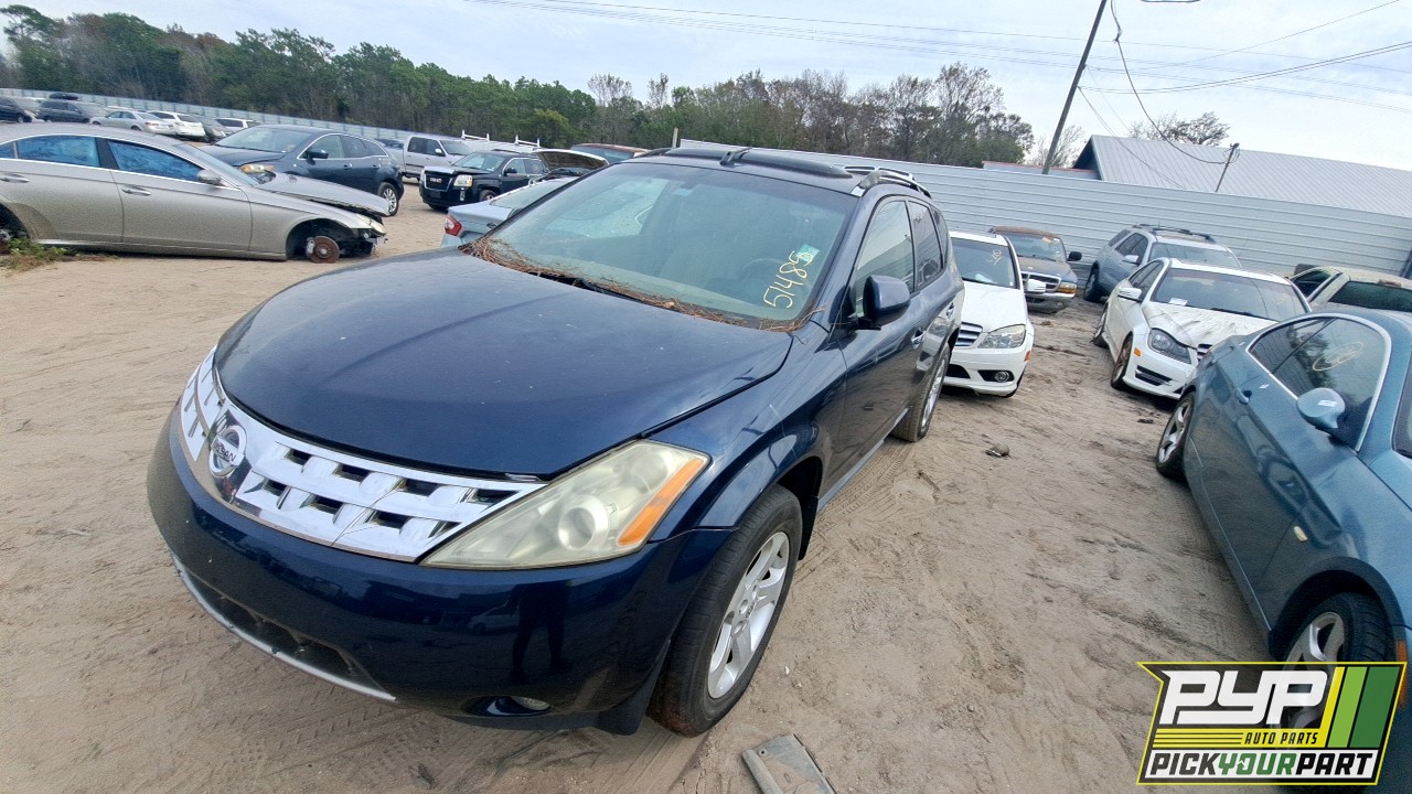 2004 NISSAN MURANO partes disponibles