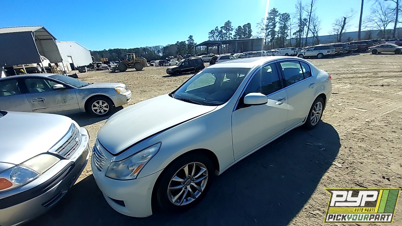 2008 INFINITI G35 partes disponibles
