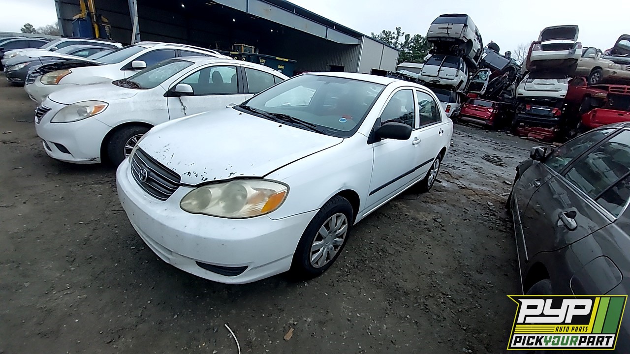 2004 TOYOTA COROLLA available for parts