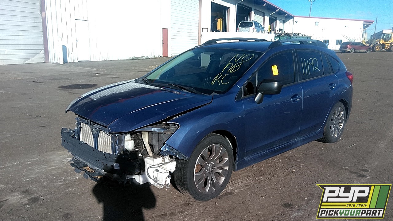 2014 SUBARU IMPREZA available for parts