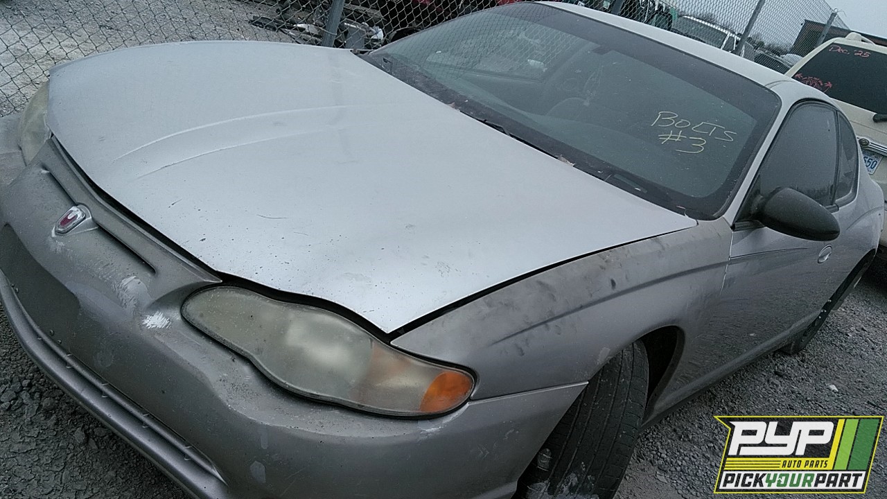 2005 CHEVROLET MONTE CARLO partes disponibles