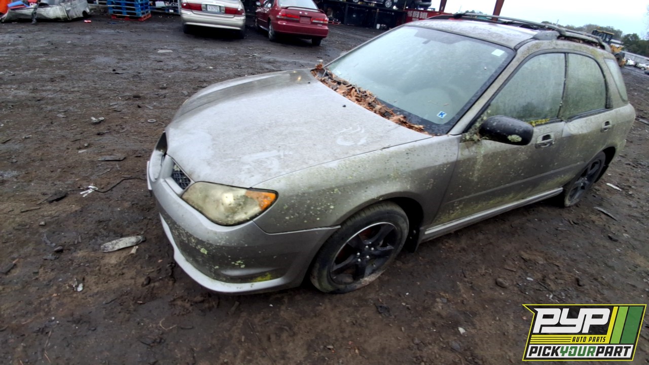 2006 SUBARU IMPREZA partes disponibles