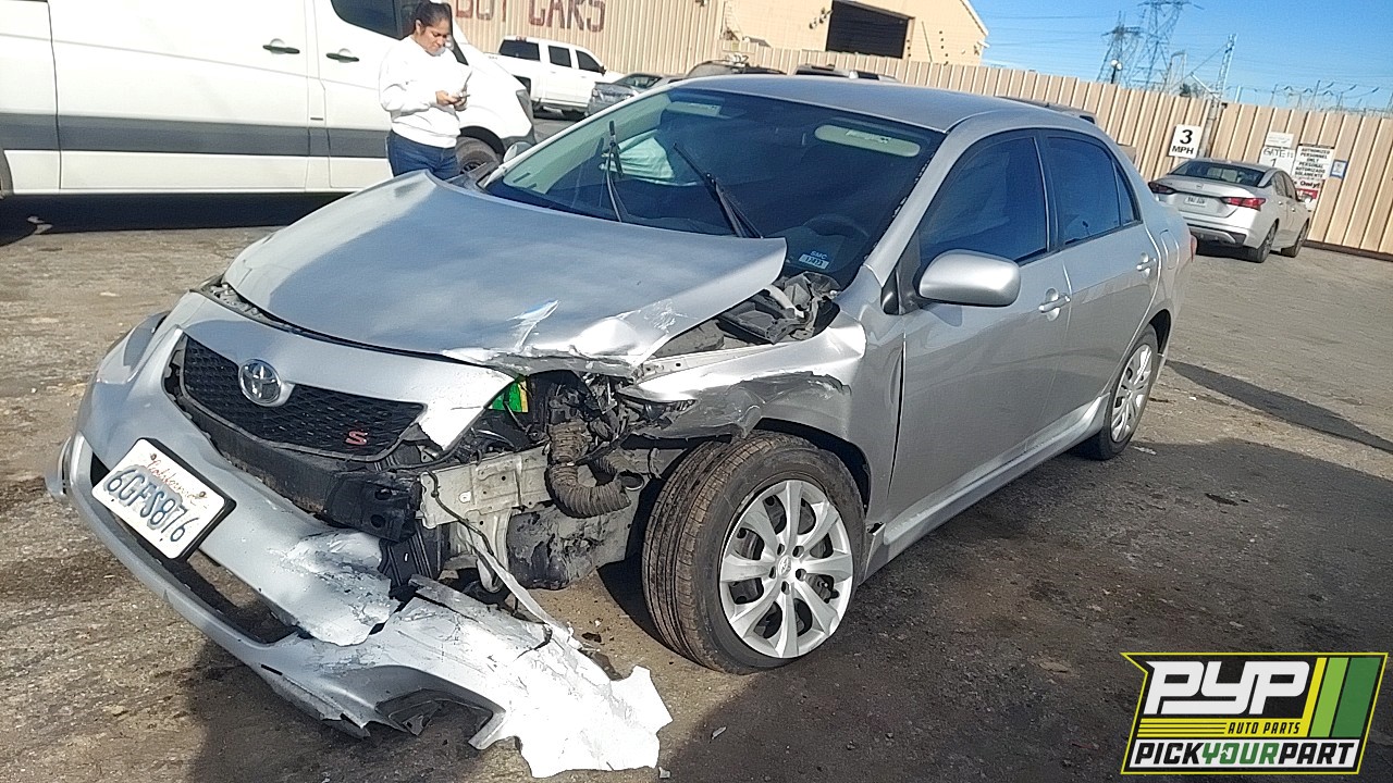 2009 TOYOTA COROLLA partes disponibles