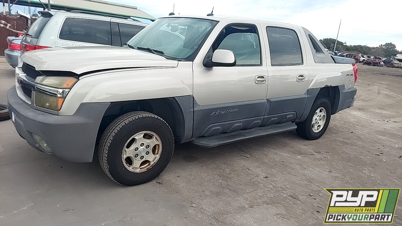 2004 CHEVROLET AVALANCHE 1500 partes disponibles