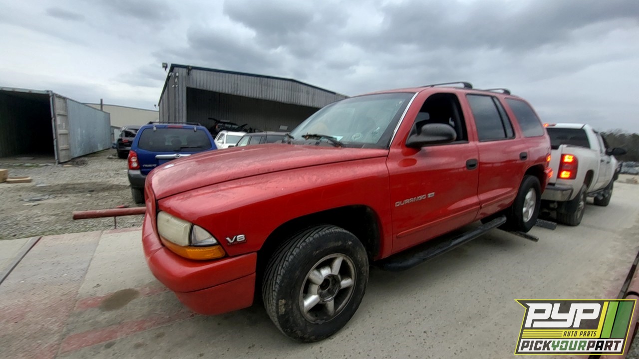 2000 DODGE DURANGO partes disponibles