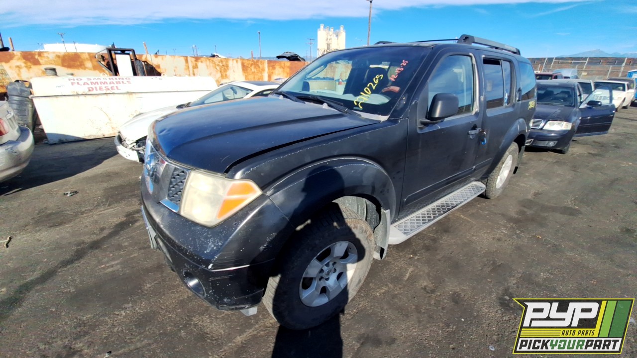 2006 NISSAN PATHFINDER partes disponibles