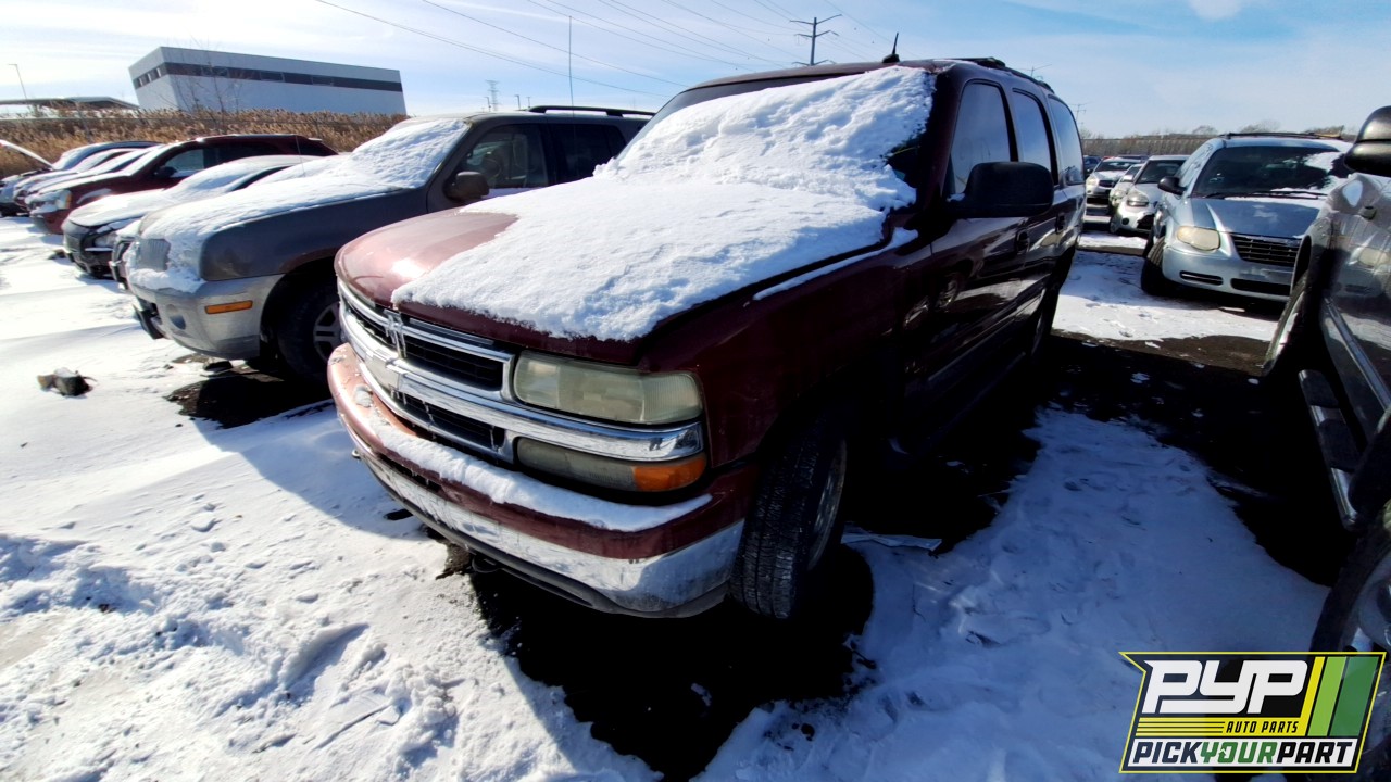 2002 CHEVROLET TAHOE partes disponibles
