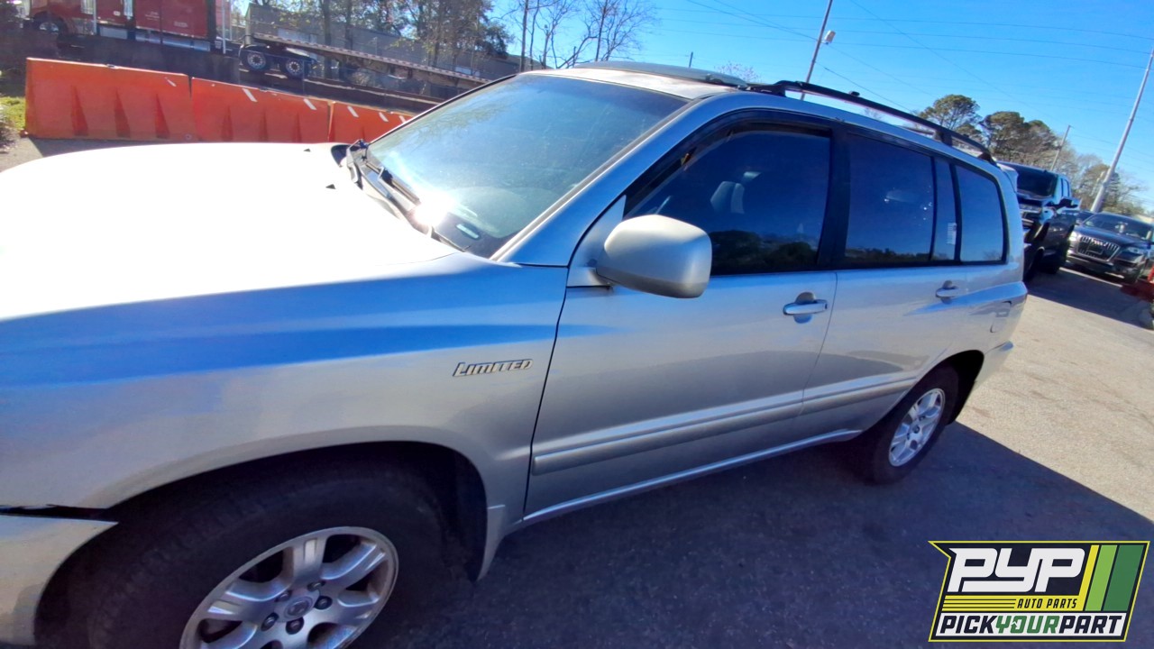 2002 TOYOTA HIGHLANDER partes disponibles