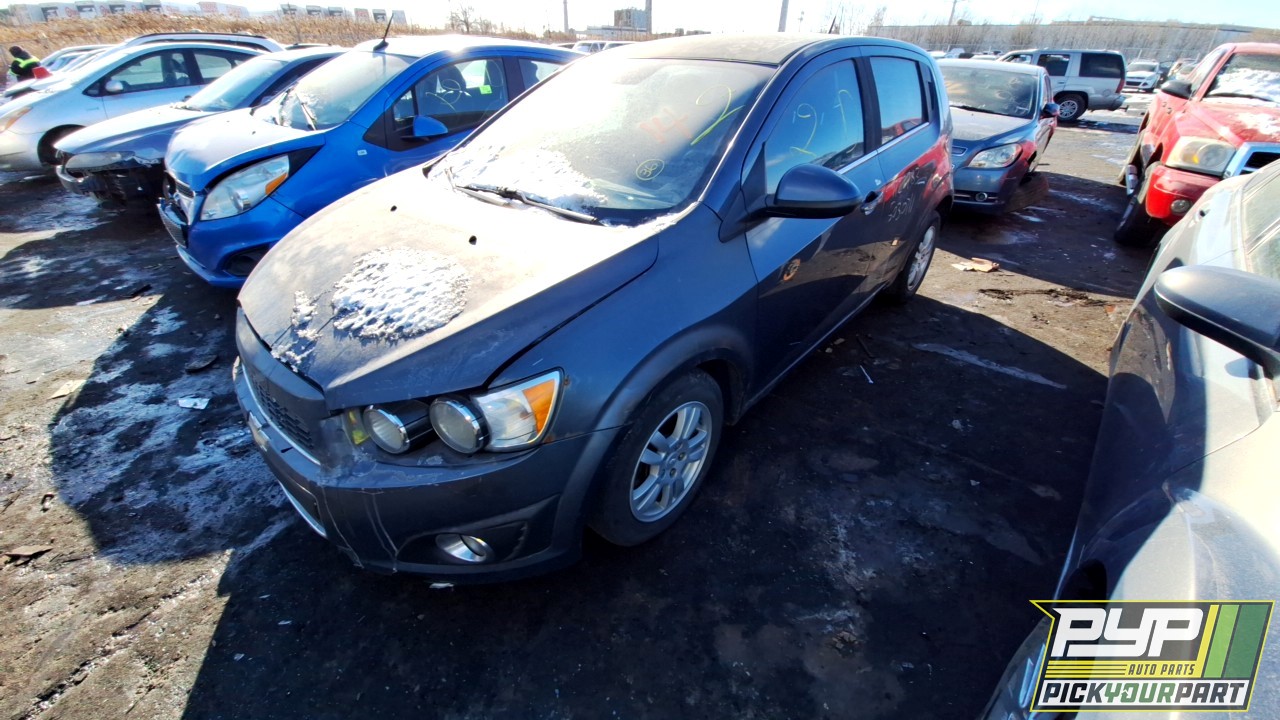 2012 CHEVROLET SONIC partes disponibles