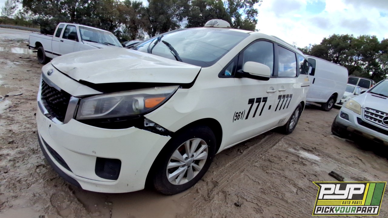 2017 KIA SEDONA partes disponibles