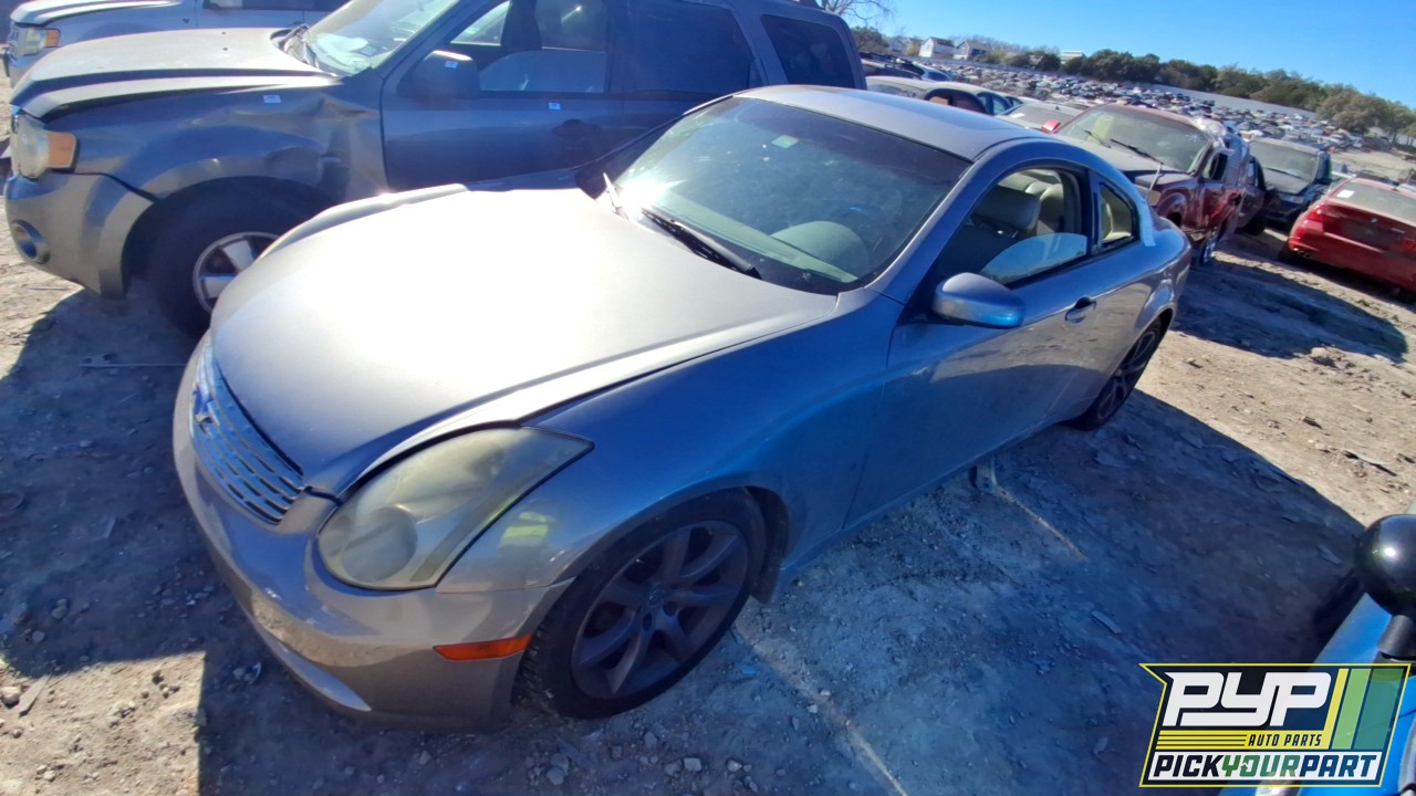 2004 INFINITI G35 partes disponibles